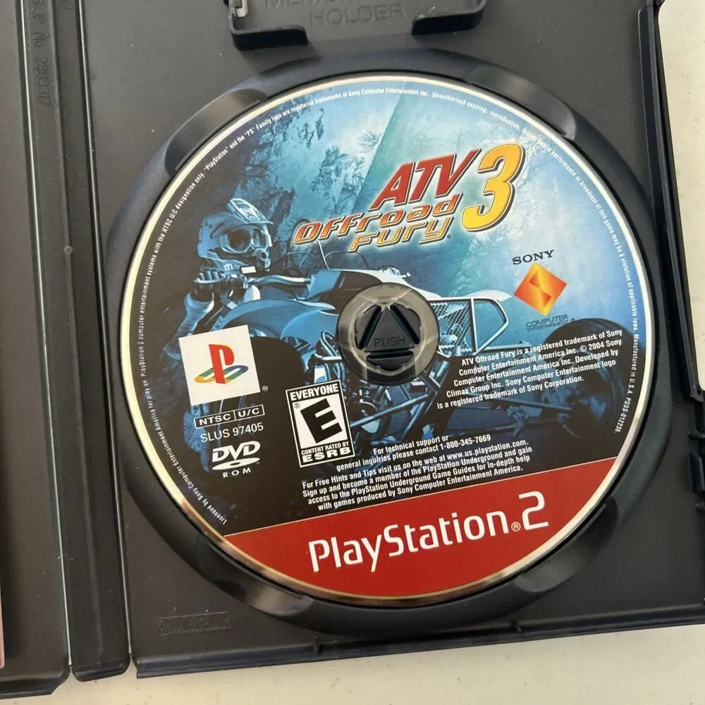 ATV Offroad Fury 2 & 3 PS2 Bundle Sony PlayStation 2 2004 CIB Complete Tested
